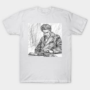 W. B. YEATS - ink portrait .2 T-Shirt